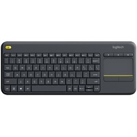 LOGITECH K400 PLUS Wireless Touchpad Black YU 920-008385