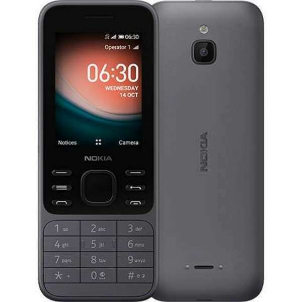 Nokia 6300 4G WiFi DS Charcoal Dual Sim