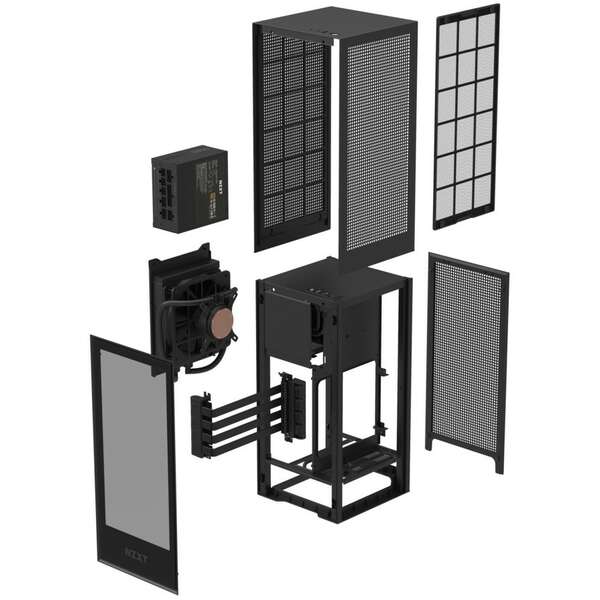 NZXT H1 crno CA-H16WR-B1-EU