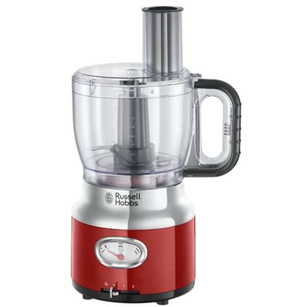 RUSSELL HOBBS Retro Food Processor Red 25180-56