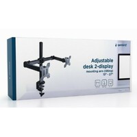 GEMBIRD MA-DF2-01 PODESIVI DUPLI STONI DRZAC ZA MONITOR