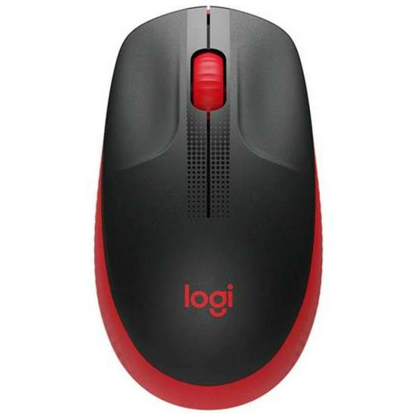 LOGITECH M190 FULL SIZE WIRELESS MOUSE RED