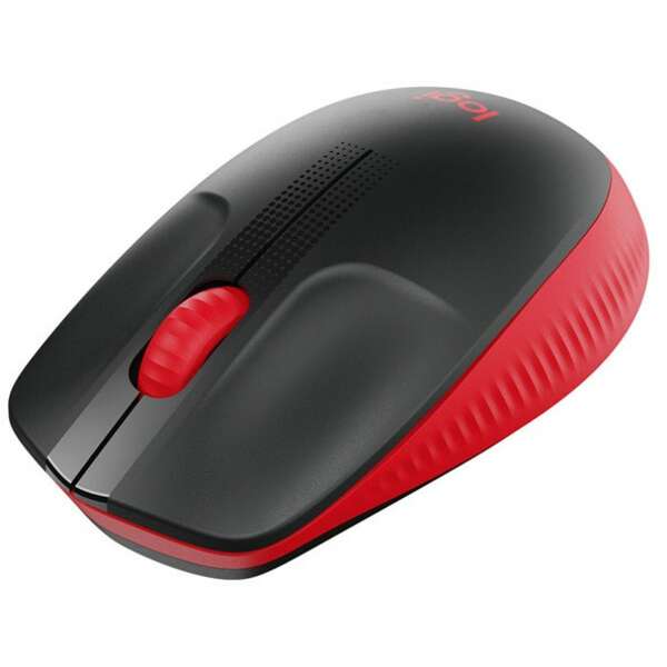 LOGITECH M190 FULL SIZE WIRELESS MOUSE RED