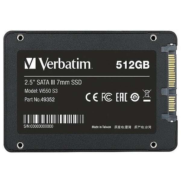 VERBATIM SSD 512GB Vi550 S3 49352