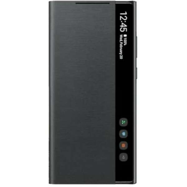 SAMSUNG CLEAR VIEW MASKA ZA NOTE 20 CRNA