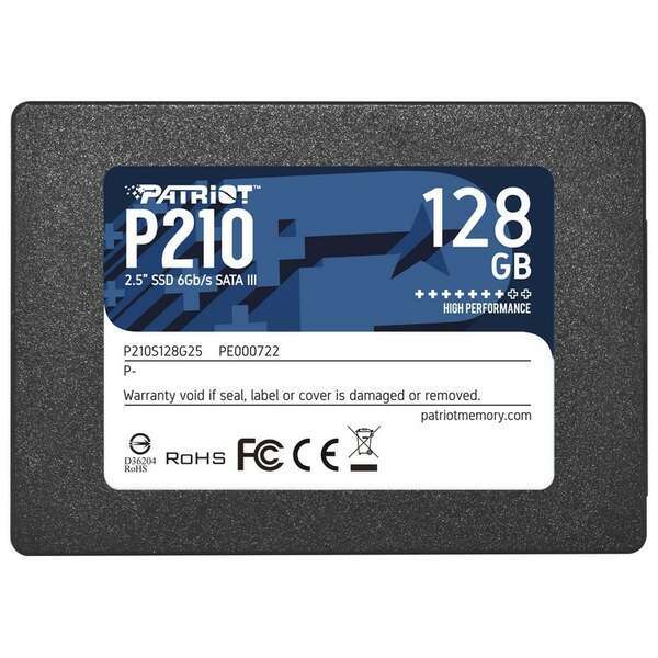Patriot P210 SSD 2.5 SATA3 128GB P210S128G25