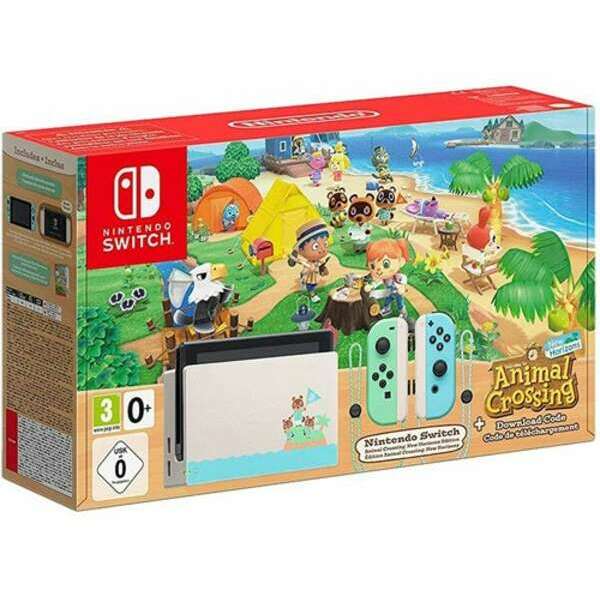 Nintendo Switch Console Animal Crossing Special Edition 1.1 