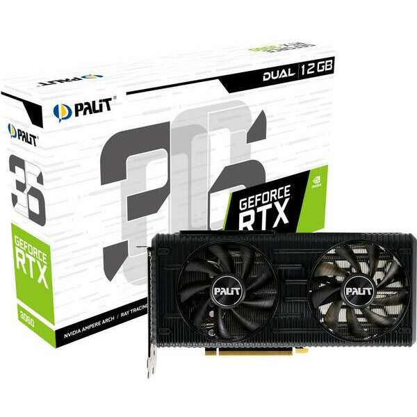 Palit RTX3060 Dual 12GB GDDR6 192bit 3xDPHDMI