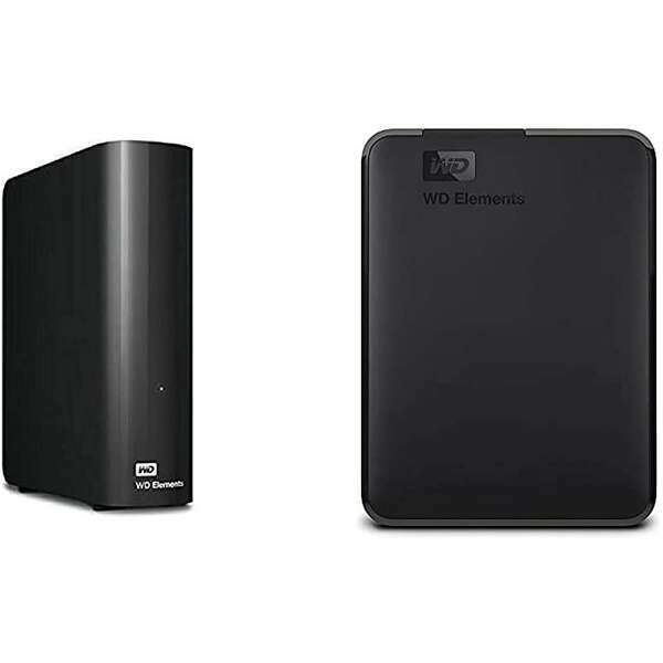 WESTERN DIGITAL Elements Desktop Eksterni HDD 8TB WDBWLG0080HBKEESN