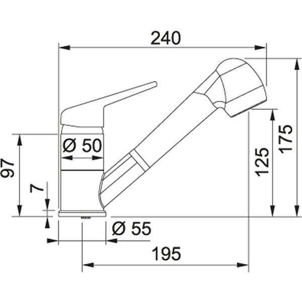 FRANKE NOVARA PLUS-D CRNA 115.0470.675