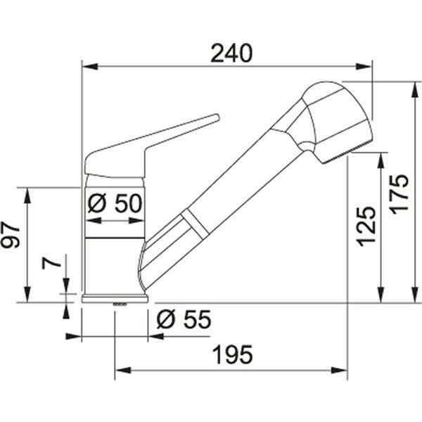 FRANKE NOVARA PLUS-D GLECER BELA 115.0470.669