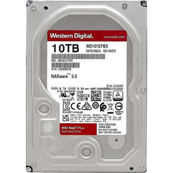 Western Digital WD101EFBX 10TB Red Plus