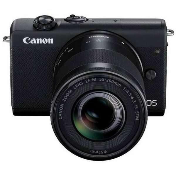Canon EOS M200+15-45mm+55-200mm (crni)