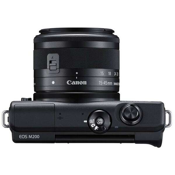 Canon EOS M200+15-45mm+55-200mm (crni)