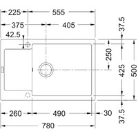 FRANKE MRG 611-78 XL MAT CRNA 114.0627.365