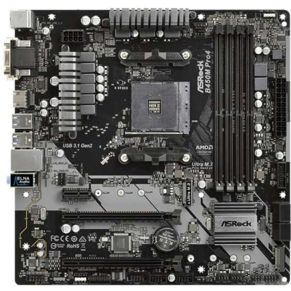 ASROCK B450M PRO4