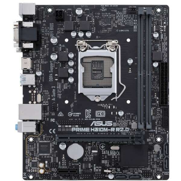 Asus PRIME H310M-R R2.0 VGA/DVI/HDMI