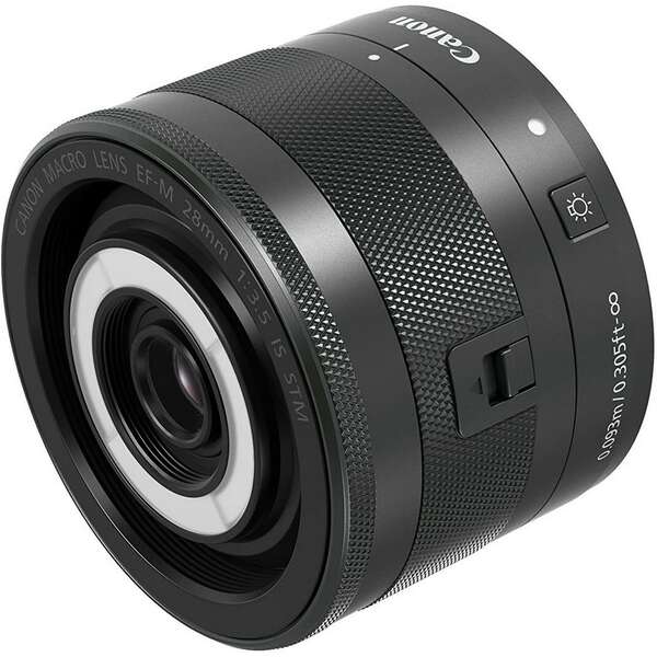 Canon objektiv EF-M 28mm F3.5 macro STM (za M sistem)