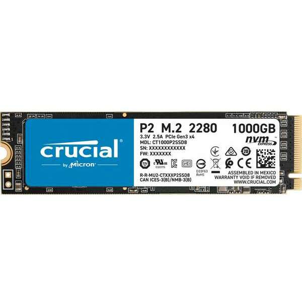 CRUCIAL M.2 1TB P2 CT1000P2SSD8