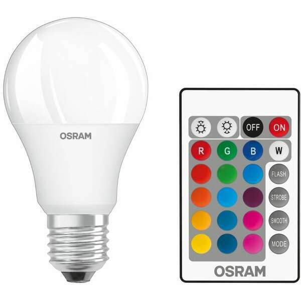 OSRAM LED Sijalica RGB daljinski E27 9W 2700k dim
