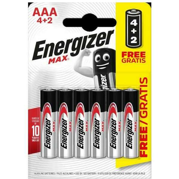 ENERGIZER MAX AAA 4+2 (6 KOM)