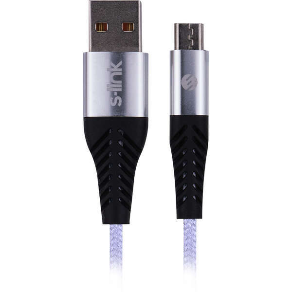 S-LINK DATA KABL MICRO USB SL-STM55M Sivi 