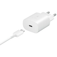 SAMSUNG 25W Fast Charger Type-C + Cable White EP-TA800XWE
