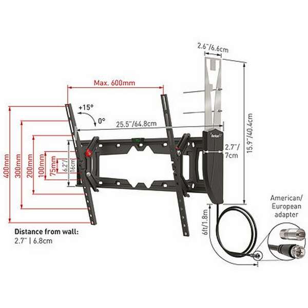 BARKAN VTM410 LCD TV zidni nosac do 80