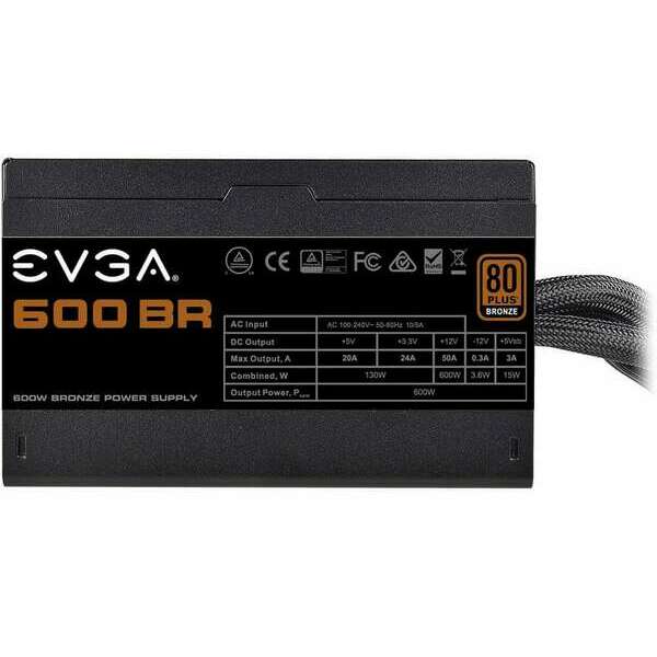 EVGA 600W 80+ Bronze 100-BR-0600-K2
