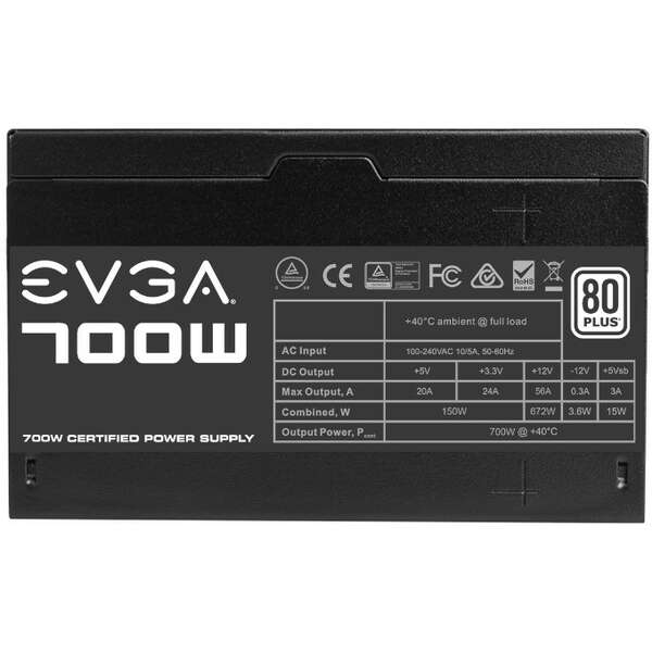 EVGA 700W 80+ White 100-W1-0700-K2
