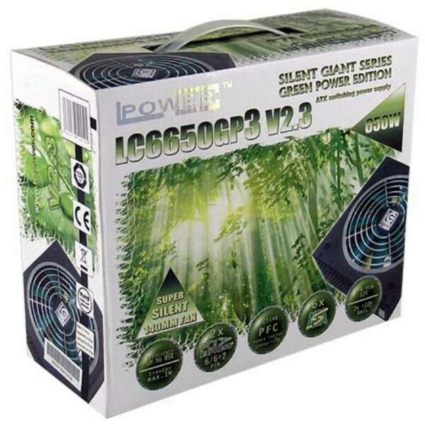 LC Power 650W LC6650GP3 v2.3 80 PLUS Silver