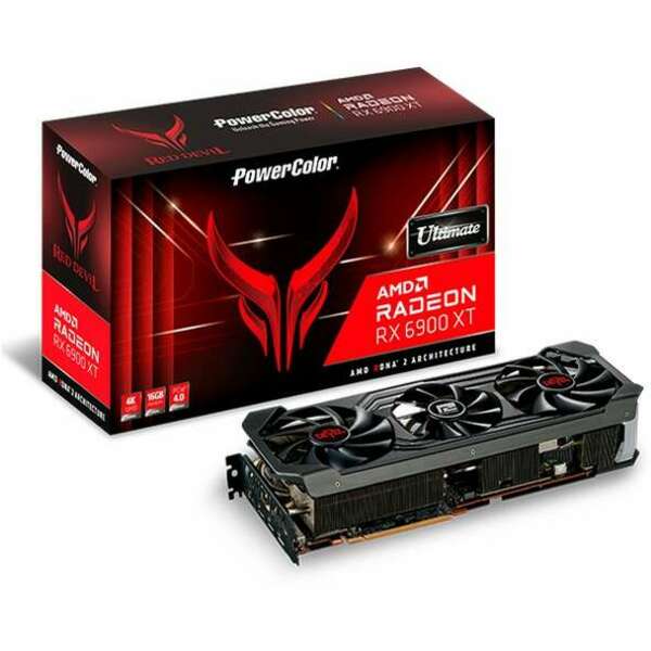 POWER COLOR Red Devil Ultimate RX6900XT AXRX 6900XTU AMD/16GB/GDDR6/256bit