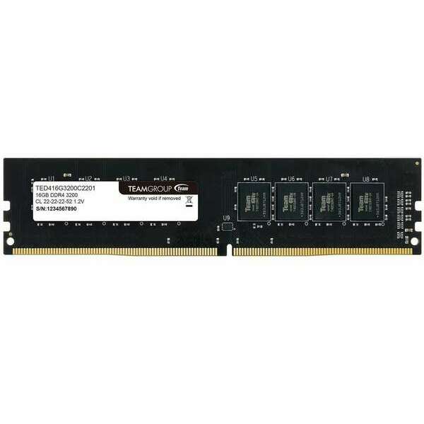 TEAM ELITE 16GB/DIMM/DDR4/3200MHz TED416G3200C2201ELIT 