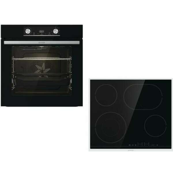 GORENJE BLACK STEAM SET