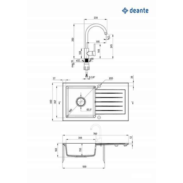 DEANTE SET ZQZVT113