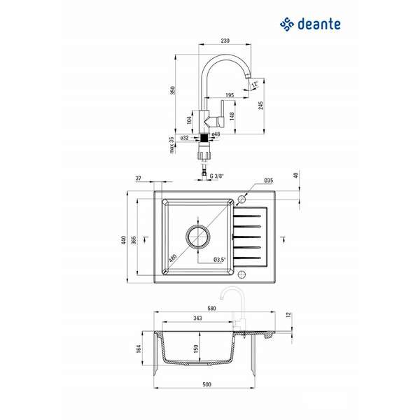 DEANTE SET ZQZAA11A