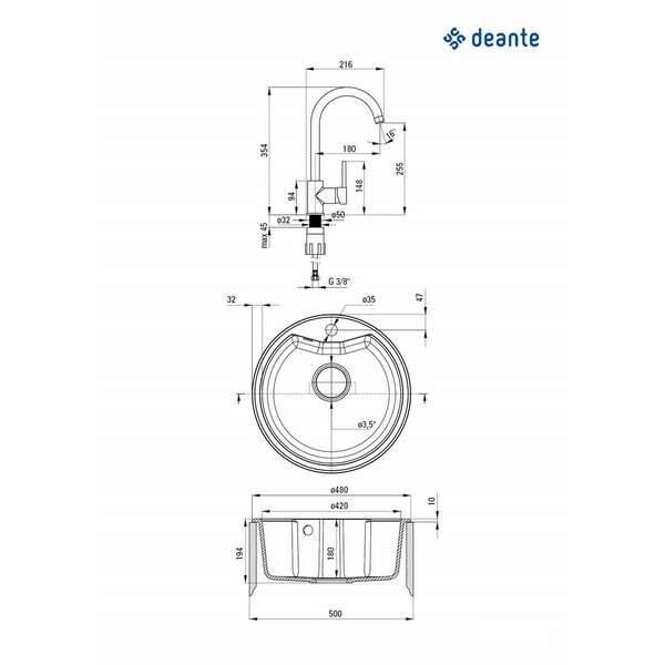 DEANTE SET ZRSB7803