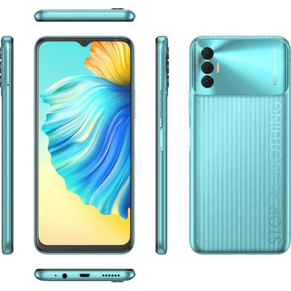 TECNO Spark 8P 4GB/128GB Turquoise Cyan