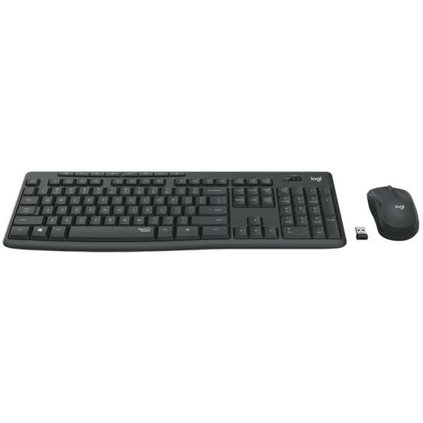 LOGITECH MK295 Silent Wireless Combo Graphite US