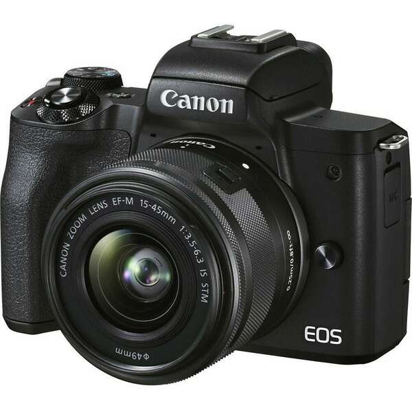 Canon EOS M50 mark 2 + 15-45mm (crni)