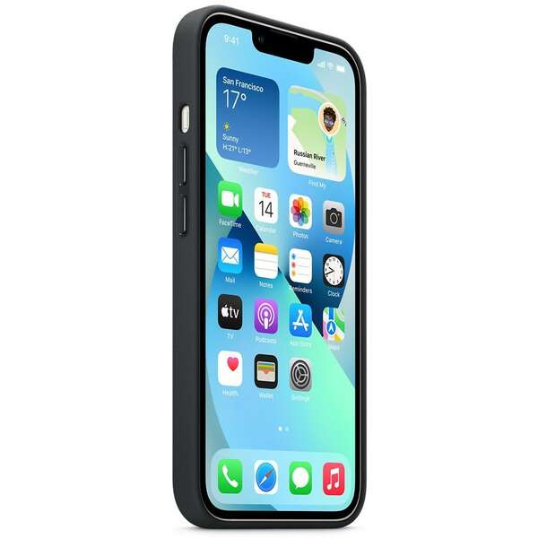 APPLE iPhone 13 Leather Case with MagSafe - Midnight mm183zm/a