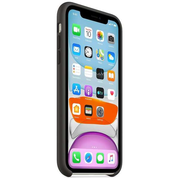 APPLE iPhone 11 Silicone Case - Black mwvu2zm/a