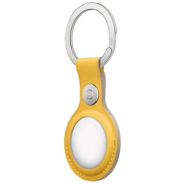 APPLE AirTag Leather Key Ring - Meyer Lemon mm063zm/a