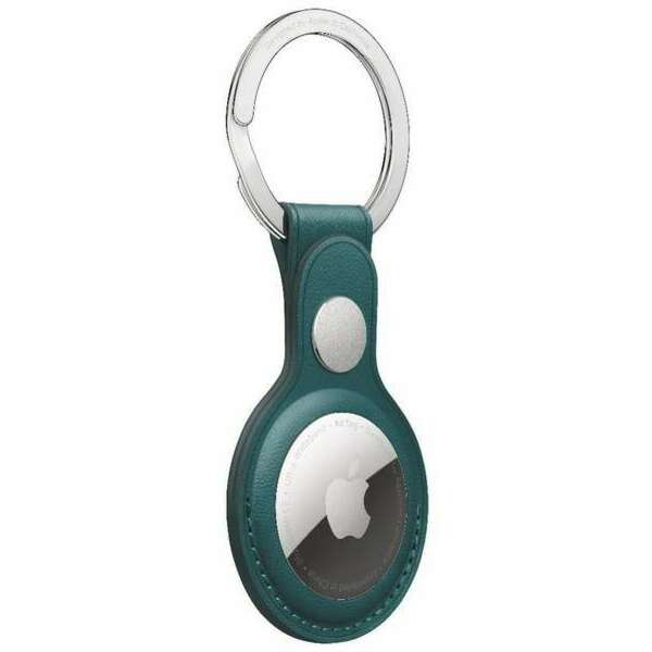APPLE AirTag Leather Key Ring - Forest Green mm073zm/a