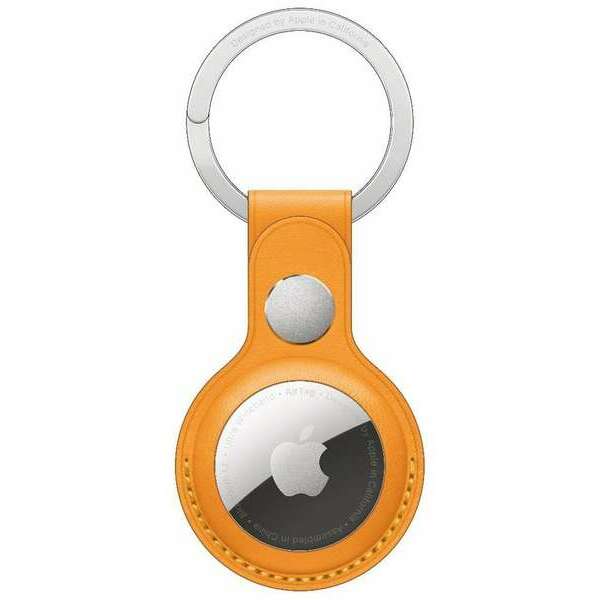 APPLE AirTag Leather Key Ring - California Poppy mm083zm/a
