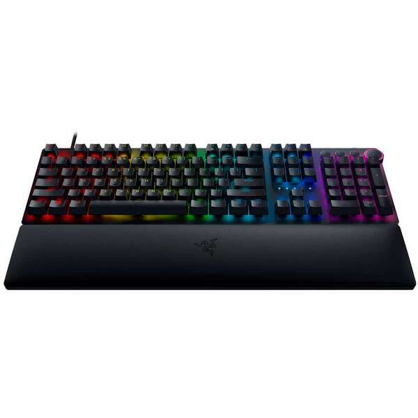 RAZER Huntsman V2 Opto-Mechanical Gaming Keyboard Clicky Purple Switch