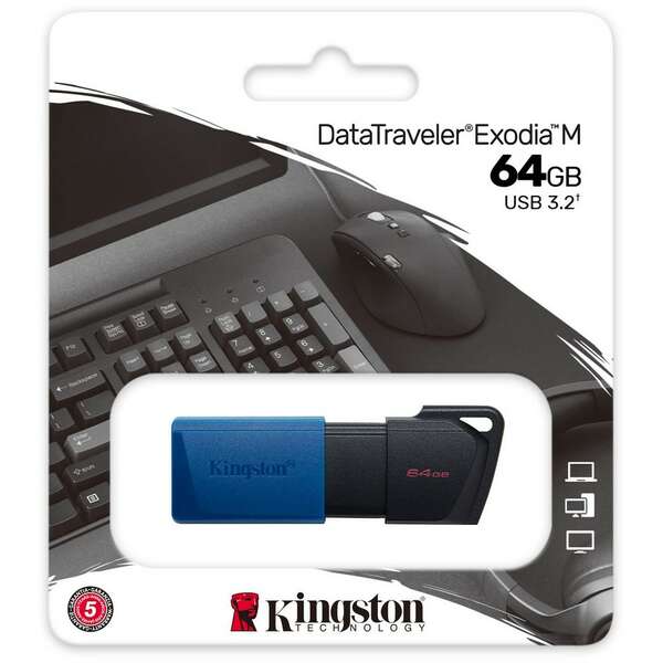 KINGSTON 64GB DATA TRAVELER EXODIA M 3.2