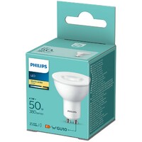 PHILIPS 4.7W(50W) GU10 WW 36D ND 1PF/6 DISC