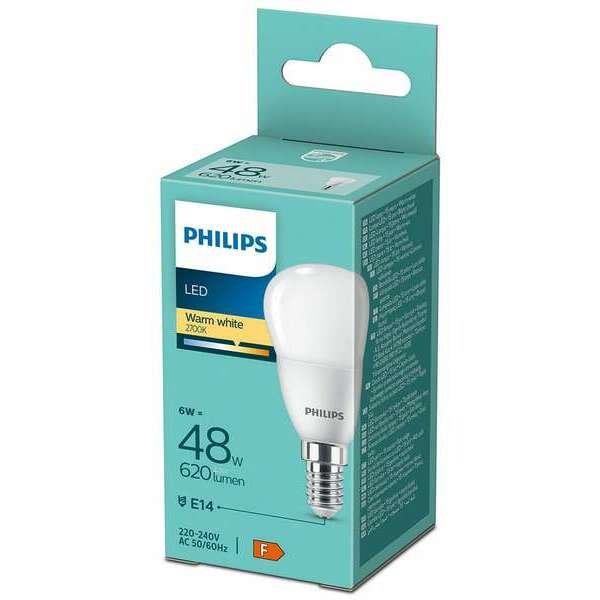 PHILIPS 6W(48W) P45 E14 WW FR ND 1PF/12