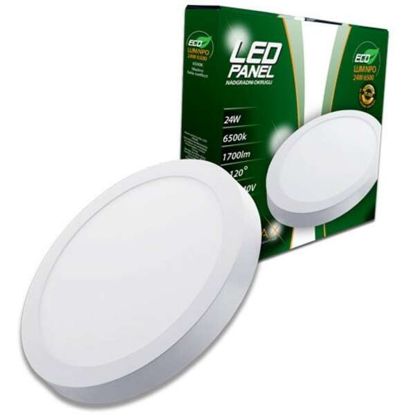 LUMAX ECO LUMNPO-24W 6500K Nadgradni-Okrugli 1700lm